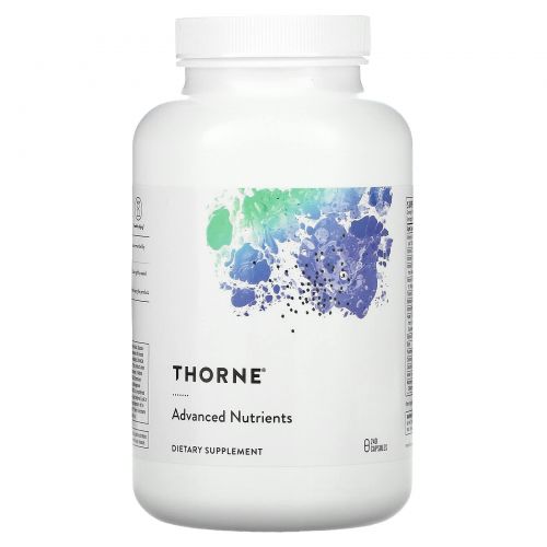 Thorne Research, Дополнительные питательные вещества, 180 растительных капсул