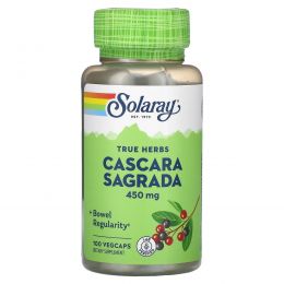 Solaray, Cascara Sagrada, 450 mg, 100 Vegetarian Capsules