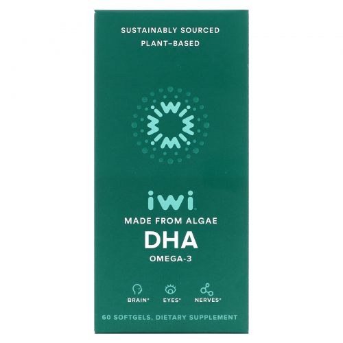 iWi, Omega-3 DHA, 60 Softgels