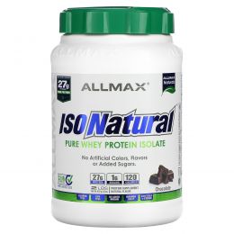 ALLMAX Nutrition, IsoNatural, 100% Ultra-Pure Natural Whey Protein Isolate (WPI90), Chocolate, 2 lbs (907 g)