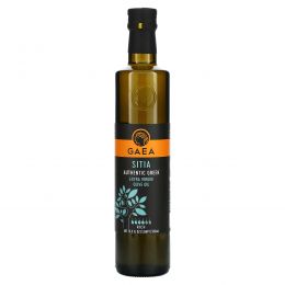 Gaea, Оливковое масло холодного отжима Green & Fruity, 17 жидких унций (500 мл)