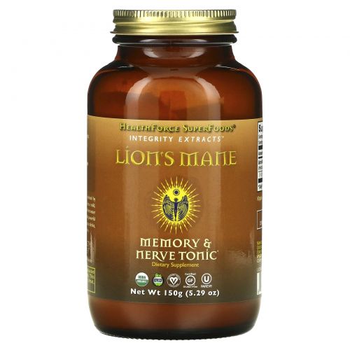 HealthForce Superfoods, Integrity Extracts Lion's Mane, 5.29 oz (150 g)