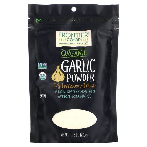 Frontier Natural Products, Organic Garlic Powder, 7.76 oz (220 g)