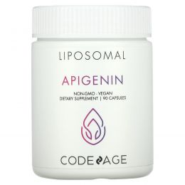 Codeage, Liposomal, апигенин, без ГМО, веганский, 90 капсул